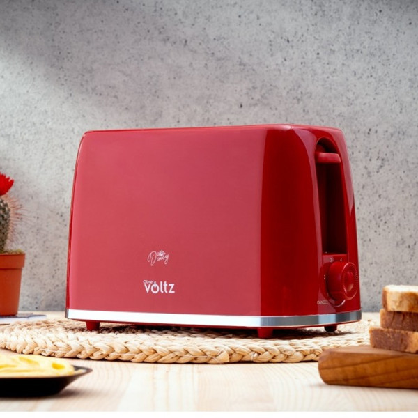 Тостер Voltz Daisy OV51440W, 700W, Червен