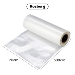 Торбички за вакумиране Rosberg R51987, ролка, 20x500см