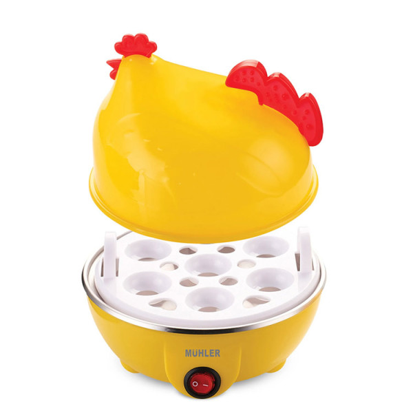 Уред за варене на яйца Muhler ME-277, 350W. 7яйца, жълта
