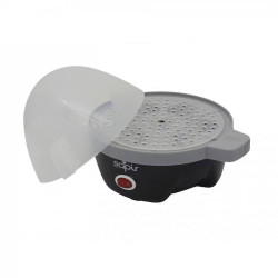 Яйцеварка SAPIR SP 1982 A, 350W, Вместимост 7 яйца, Черен