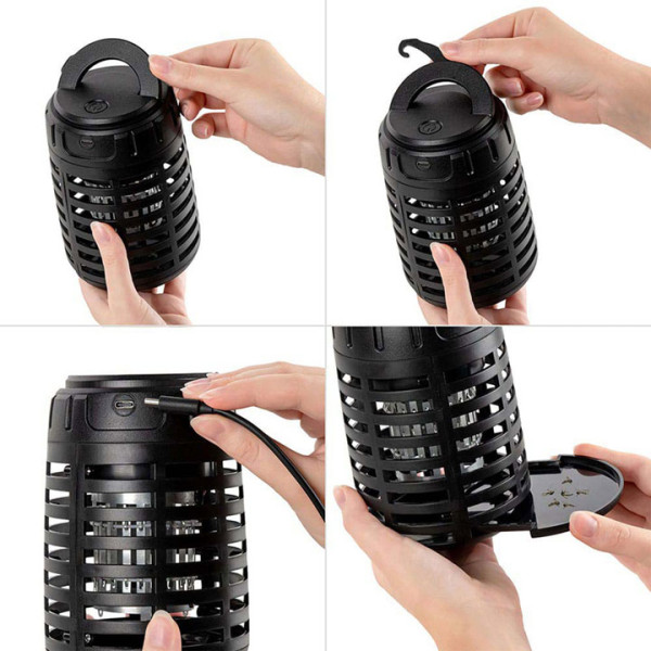 Инсектицидна лампа Muhler MIK-21B, 20м2,USB-зареждане