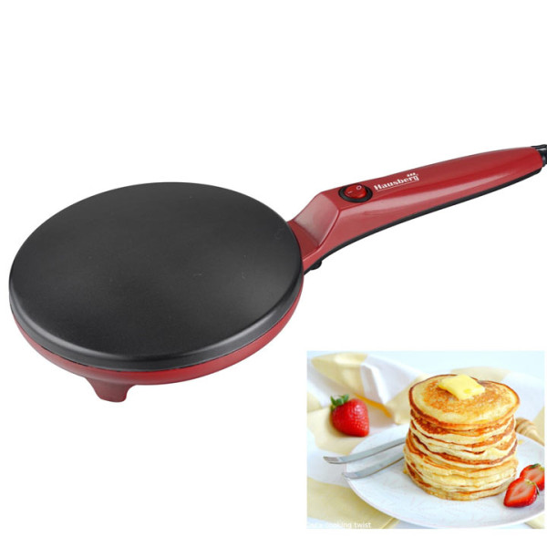 Уред за палачинки Hausberg HB9910RS, Червен