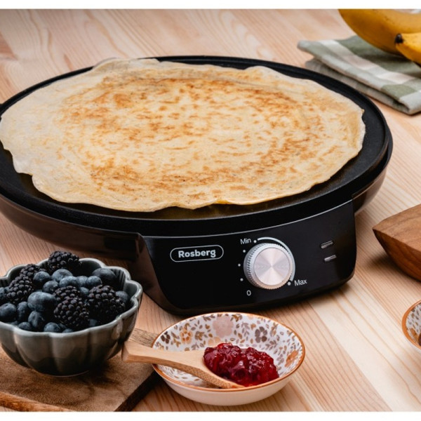 Уред за палачинки Rosberg R51323A,черен