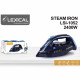 Парна ютия Lexical LSI-1052, 2400W, Керамична плоча, 450мл, Против накип
