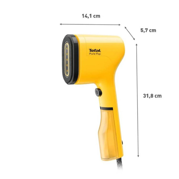 Уред за гладене с пара Tefal Pure Pop DT2026E1, 1300W жълт