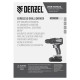 Акумулаторен безчетков винтоверт Denzel BLDL-18-02,18V/2Ah