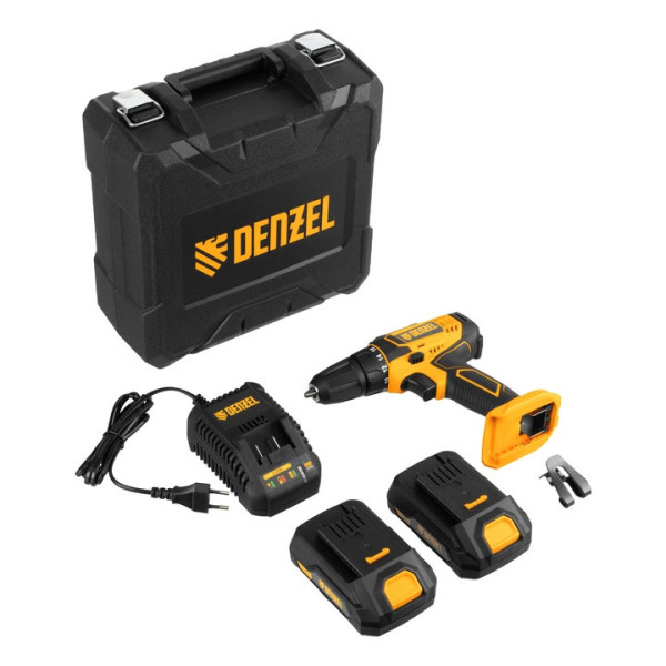 Акумулаторен винтоверт Denzel CDL-18-02BM,Li-Ion,18V, 2Ah,2 батерии