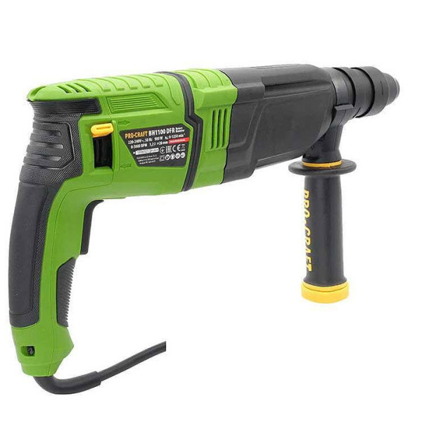Перфоратор PROCRAFT BH1100DFR, SDS-PLUS 900W 