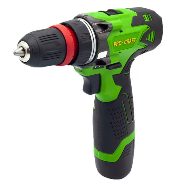 Акумулаторен винтоверт Procraft PA12LiDFR, батерии2x2Ah