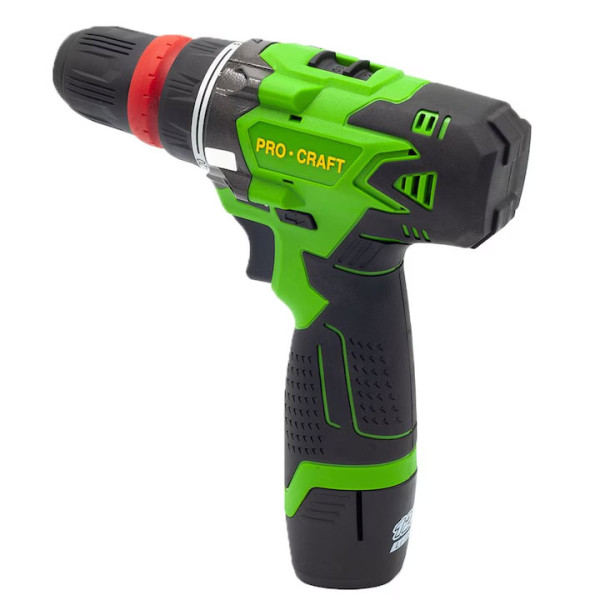 Акумулаторен винтоверт Procraft PA12LiDFR, батерии2x2Ah