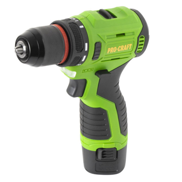 Акумулаторен безчетков винтоверт PROCRAFT PA12Pro-1b, с батерия и зарядно