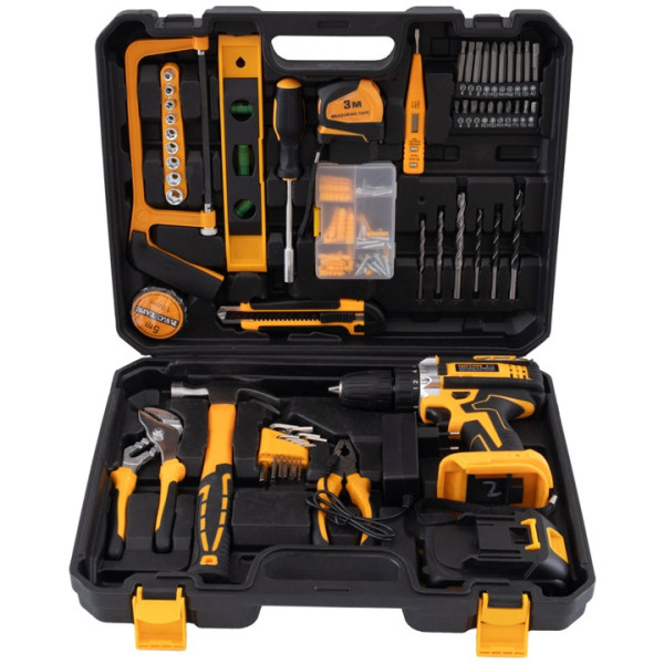 Акумулаторен винтоверт ROTOR RSET-AP21 57 аксесоара, 1.5Ah, 10 мм, 18 степени