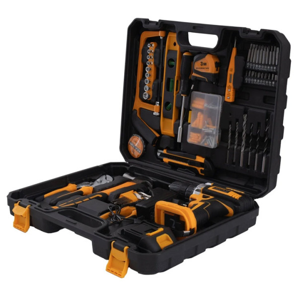 Акумулаторен винтоверт ROTOR RSET-AP21 57 аксесоара, 1.5Ah, 10 мм, 18 степени