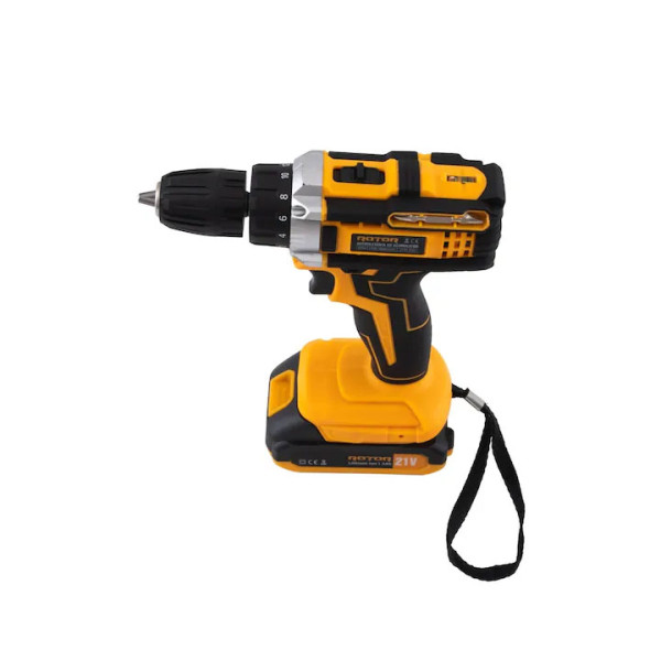 Акумулаторен винтоверт ROTOR RSET-AP21 57 аксесоара, 1.5Ah, 10 мм, 18 степени