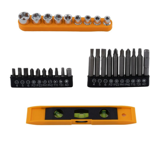 Акумулаторен винтоверт ROTOR RSET-AP21 57 аксесоара, 1.5Ah, 10 мм, 18 степени