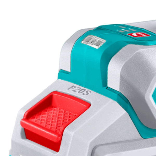 Акумулаторен ударен безчетков винтоверт TOTAL INDUSTRIAL 1/4'', 20V , 285 Nm, 2 х 2.0 Ah