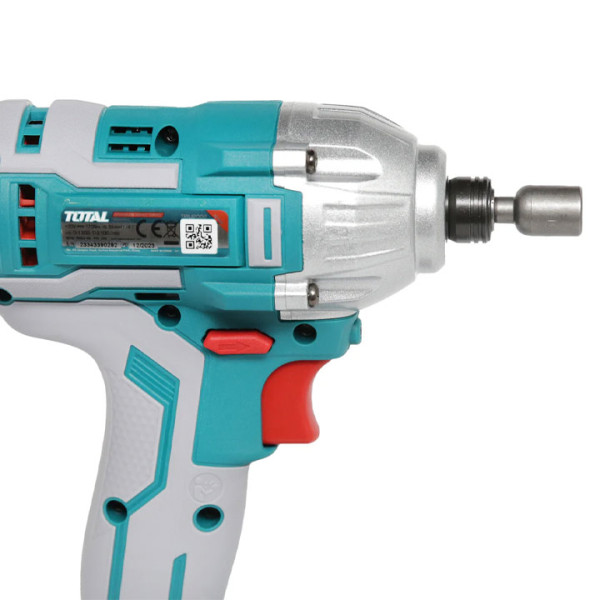 Акумулаторен ударен безчетков винтоверт TOTAL Ind BL TIRLI2002, 20V, 2x2.0Ah 1/4"