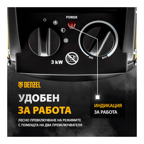 Калорифер DENZEL DHC 3-150,Керамичен нагревател