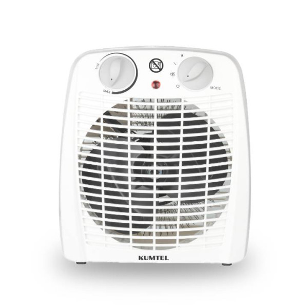 Вентилаторна печка KUMTEL HFH-06, 2000 W, 3 режима, Термостат, До 20 м²