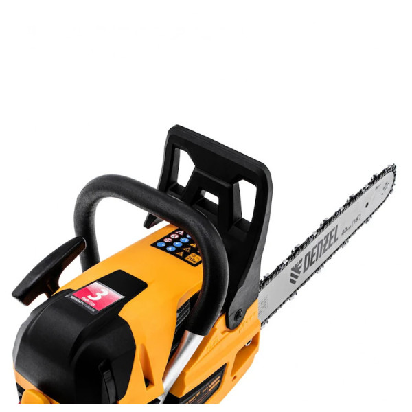 Верижен бензинов трион DENZEL DS-4516,45см3 .1,7кW, шина 16'', 64 зъба