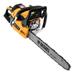 Верижен бензинов трион DENZEL DS-4516,45см3 .1,7кW, шина 16'', 64 зъба