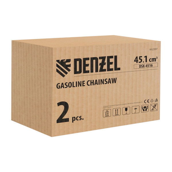 Бензинова триопн DENZEL DSX-4516, 45.1см3, 1.8kW, шина 16''