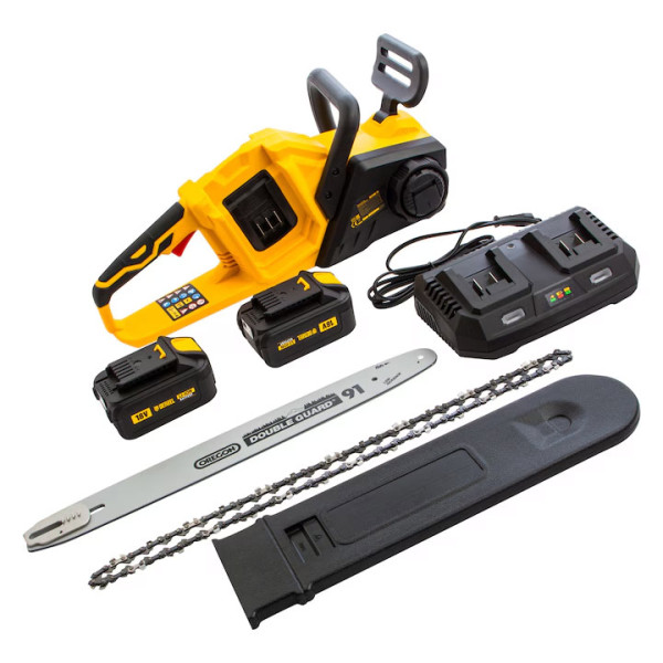 Акумулаторен трион Denzel RCS400-36, Li-ion 36V ,4 Ah, шина 400