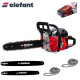 Бензинов верижен трион ELEFANT EM-5.5, 2.4kW,2шини и 2вериги