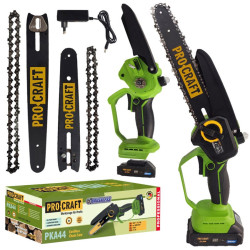 Акумулаторен безчетков верижен трион Procraft PKA44, 20V Li-Ion