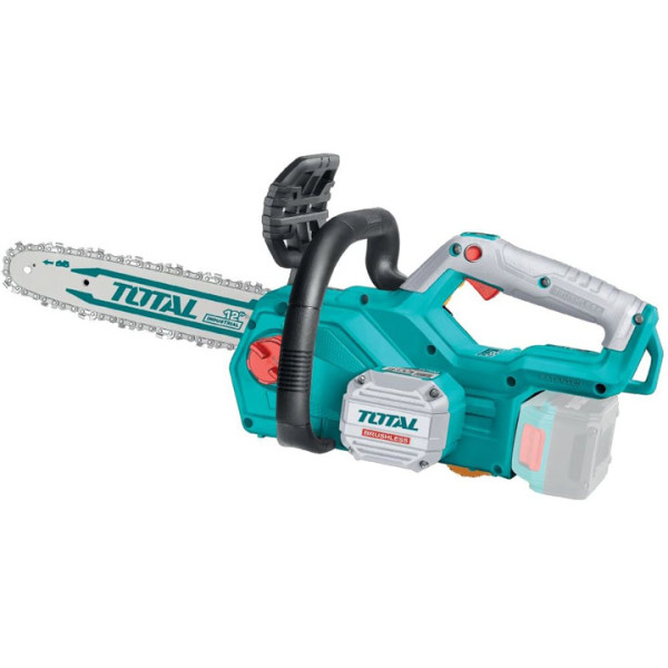 Акумулаторен верижен трион TOTAL Industrial, 12", 20 V, без батерия