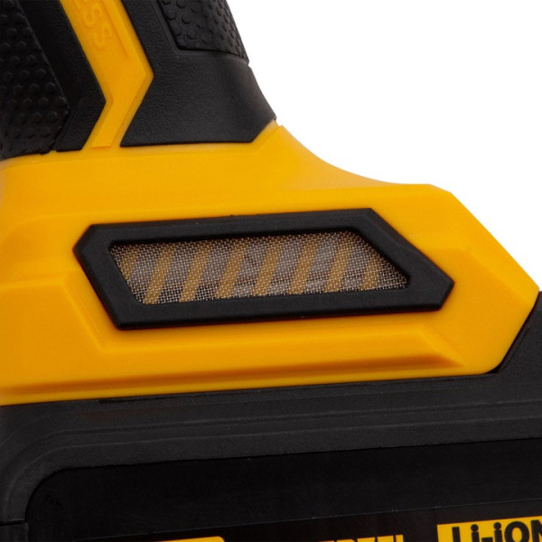 Акумулаторен ъглошлайф DENZEL BLG-IB-18-02, Li-ion, 18 V, 3 Ah, 115 мм,безчетков 