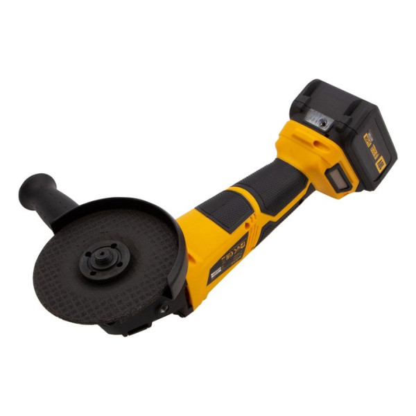 Акумулаторен ъглошлайф DENZEL BLG-IB-18-02, Li-ion, 18 V, 3 Ah, 115 мм,безчетков 