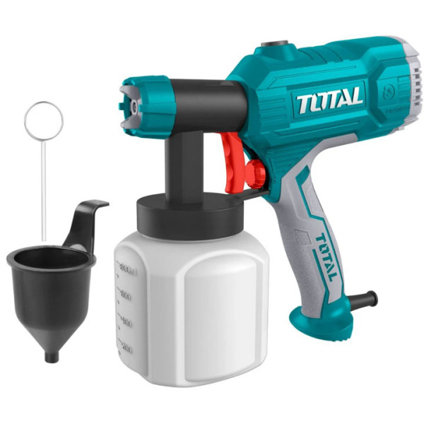 Електрически пистолет за боядисване TOTAL Industrial, 450W, 0.38 L/min