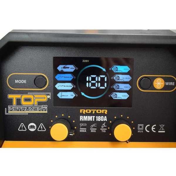 Комбинирано телоподаващо устройство с инверторен електрожен 2 в 1 ROTOR RMMT-160