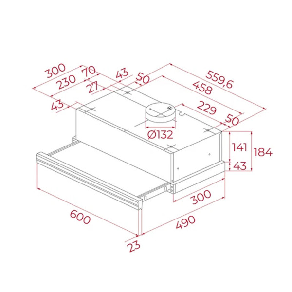 Аспиратор за вграждане TEKA CNL 6415 PLUS