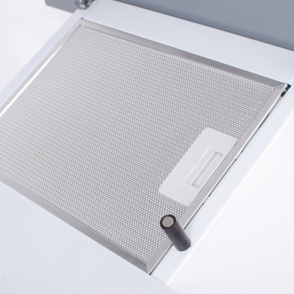 Абсорбатор стъклен панел Kumtel  DA6-835, бял