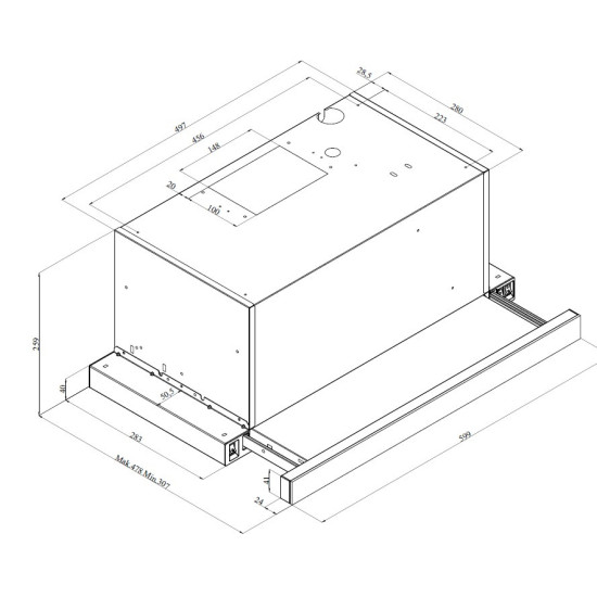Аспиратор TESY SL402 RB