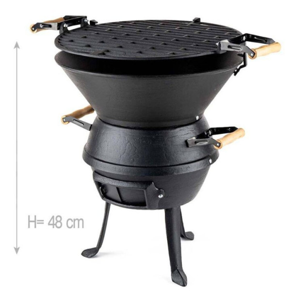 Чугунено барбекю MUHLER BMQ-632, 37хН48см