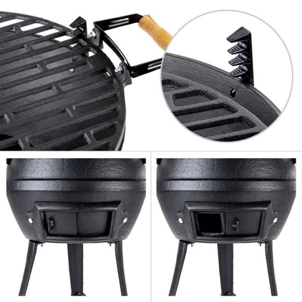 Чугунено барбекю MUHLER BMQ-632, 37хН48см