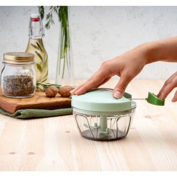 Чопър ръчен Rosberg R51215A, 400 ml, 3 остриета, Зелен