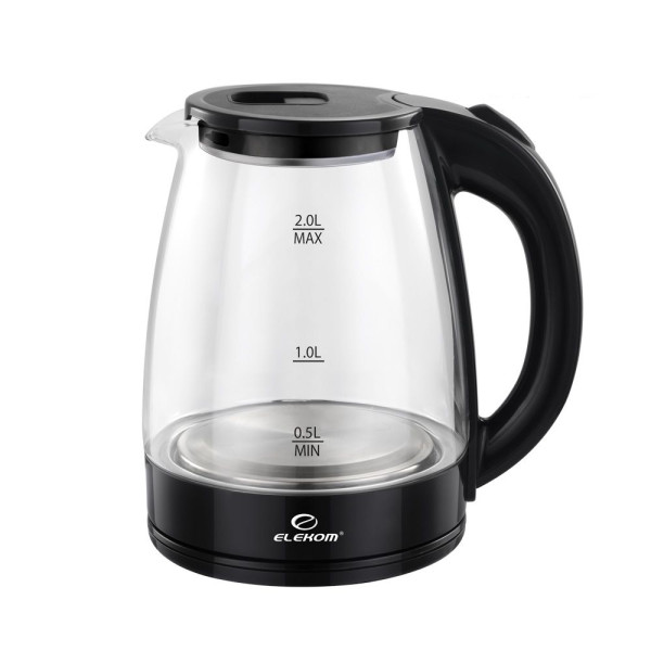 Електрическа Кана Elekom  ЕК-1800G, 2л стъкло