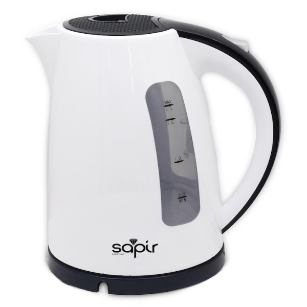 Електрическа кана SAPIR SP 1230, бяла черна