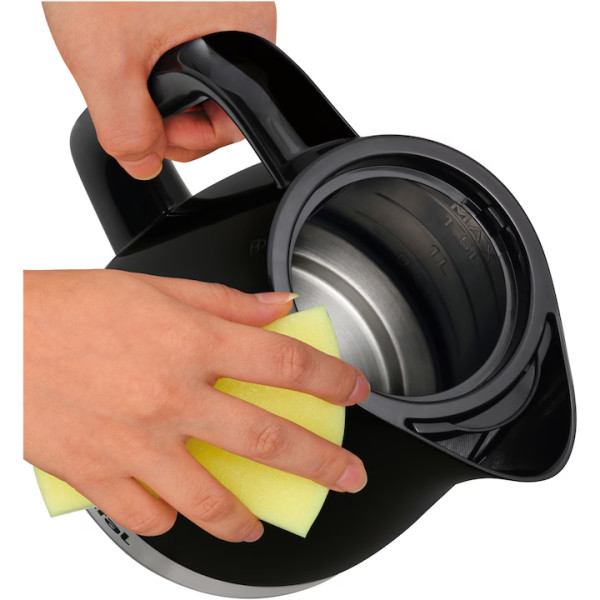 Електрическа кана Tefal KO150F30, Delfini Plus, Черна