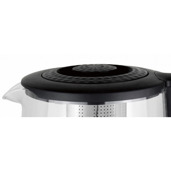 Електрическа кана с филтър за чай Rosberg R51230R, Стъклена