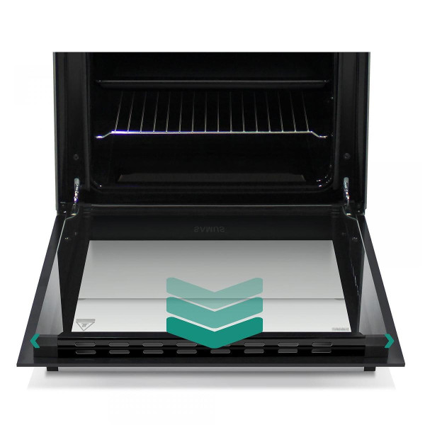 Готварска печка Samus SM664ANS, 4 газови горелки, Бял