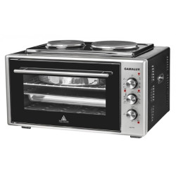Малка готварска печка Gamalux I-28HP-2, двойно стъкло