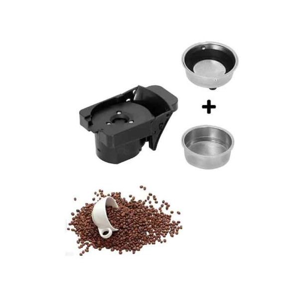 Компактна и стилна машина за еспресо.