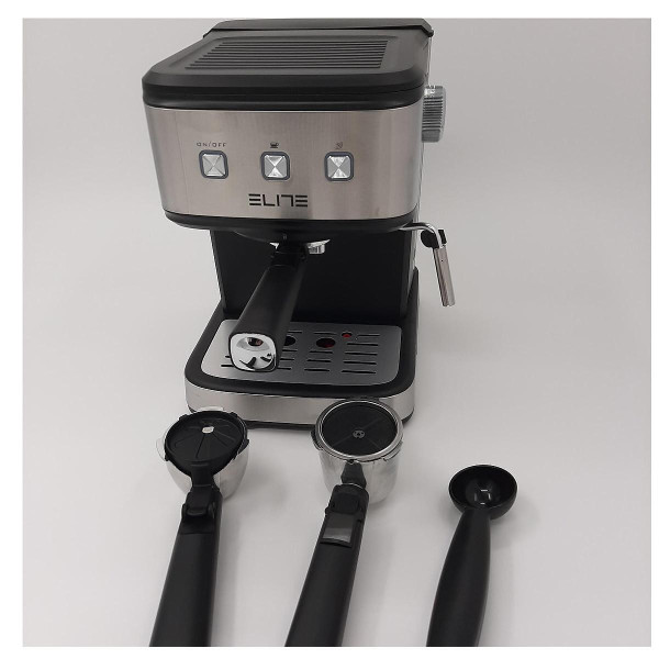 Еспресо машина за мляно кафе и капсули 3в1 Elite CMA-1223, 850W, 15 bar, 1.5l, Инокс