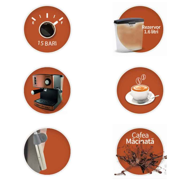 ЕСПРЕСОР SAMUS ESPRESSIMO BRONZE