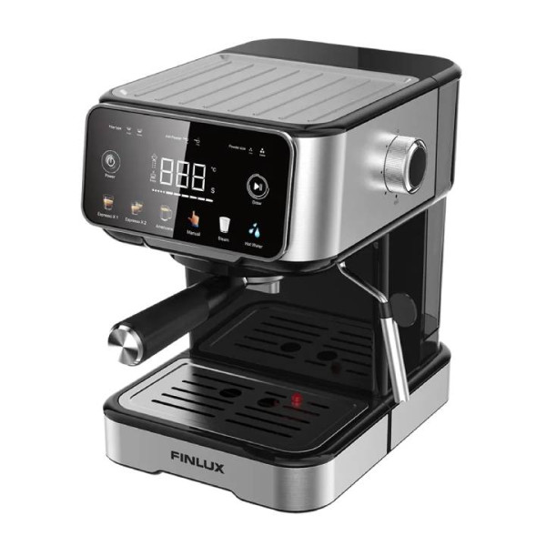 Еспресо кафемашина Finlux FEM-1655BS, Инокс